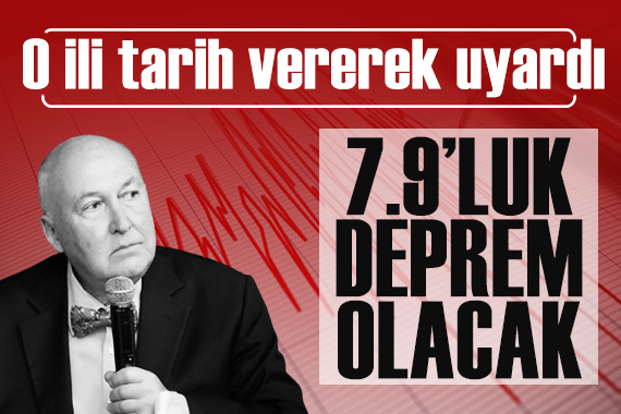 Ahmet Ercan o bölgeyi işaret edip tarih verdi: 7.9 büyüklüğünde deprem olacak!