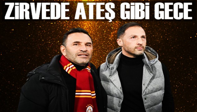 Zirvede ate� gibi gece | Spor man�etleri