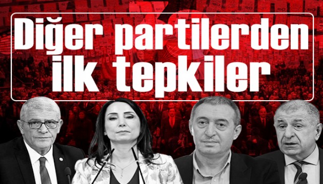 Muhalefet partilerinden CHP'deki mutlak butlan karar�na ilk tepkiler