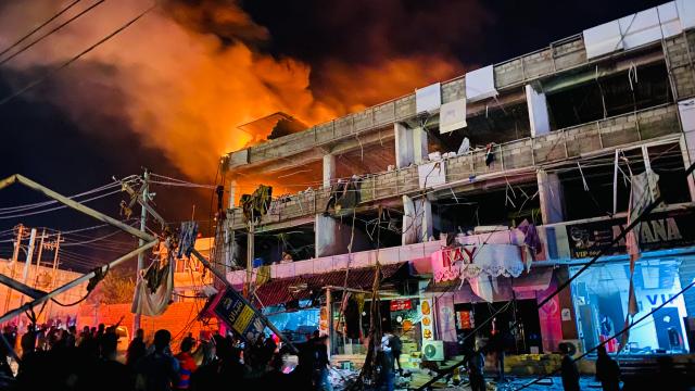 Irak ta bir apartmanda feci gaz patlaması
