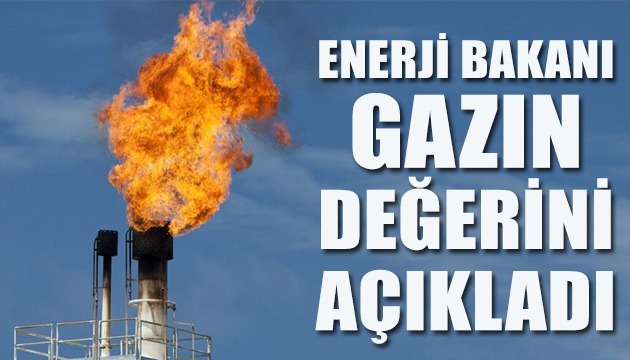 Enerji Bakanı Dönmez gazın değerini açıkladı