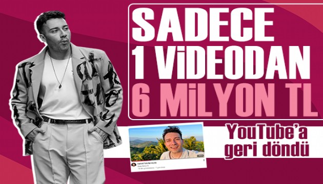Youtuber Enes Batur'un sadece 1 videodan kazand��� para dudak u�uklatt�