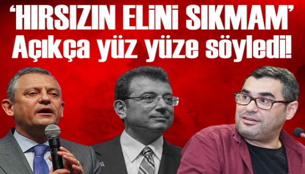 Enver Aysever'den 'Ben h�rs�z�n elini s�kmam' a��klamas�!
