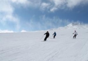 Erciyes te kayak sezonu açıldı!