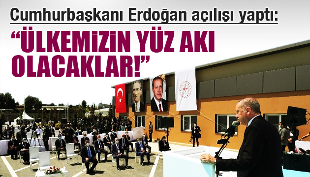 Cumhurbaşkanı Erdoğan salgın hastanesini açtı