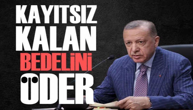 Cumhurba�kan� Erdo�an'dan kabine ve te�kilata sert mesaj: Kay�ts�z kalan bedelini �der!
