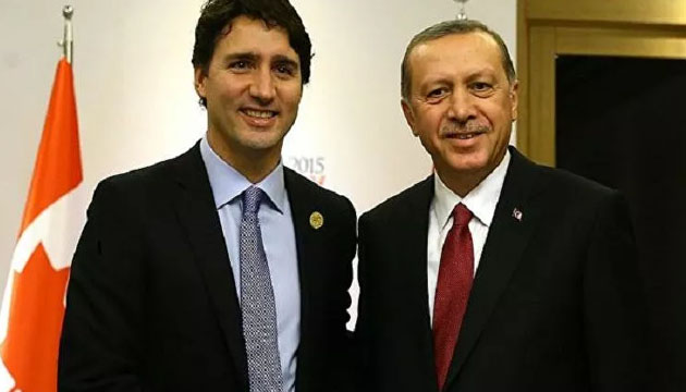 Erdoğan, Trudeau ile telefonda görüştü