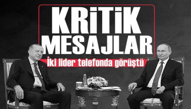 Cumhurba�kan� Erdo�an Putin ile g�r��t�