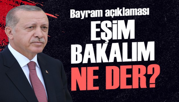 Cumhurba�kan� Erdo�an'dan 'Bayramda �stanbul'da m�s�n�z?' sorusuna cevap