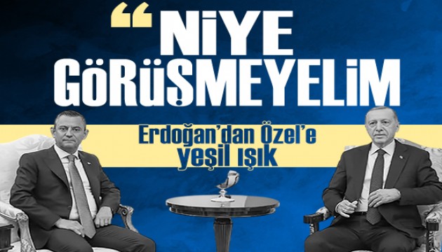 Cumhurba�kan� Erdo�an'dan �zg�r �zel ile g�r��me mesaj�: 'Bizim kitab�m�zda yok yok'