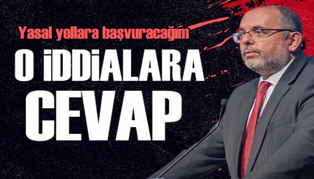 Erhan Afyoncu'dan iddialara cevap: Yasal yollara ba�vuraca��m