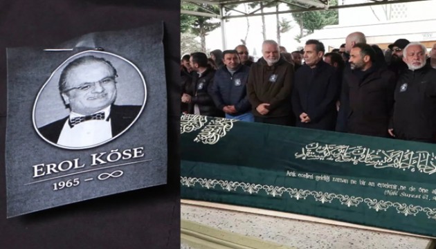 Erol K�se'nin cenazesinde sitem: 'D�nya kadar insan sayesinde para kazand�'