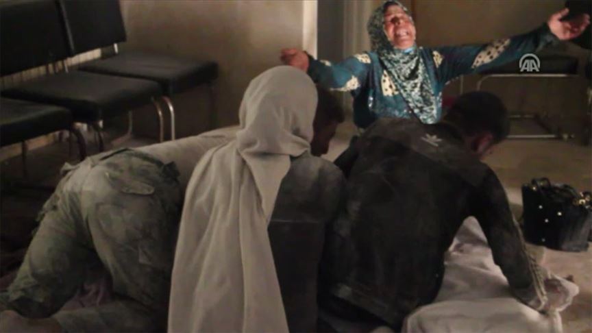 Esed rejiminin hava saldırısında dört çocuğunu kaybetti