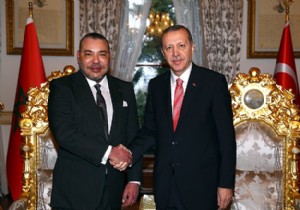 Cumhurbaşkanı Erdoğan Fas Kralı ile buluştu!