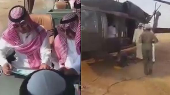Düşen helikopterde Suudi Prens de var