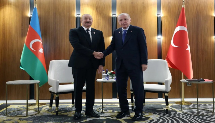 Kritik g�r��me! Erdo�an, Aliyev ile bir araya geldi