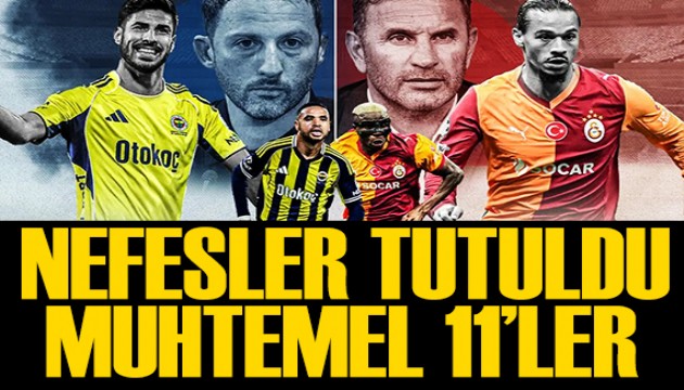 Nefesler tutuldu: Gzler dev derbide