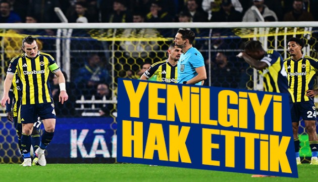 Yenilgiyi hak ettik | Spor man�etleri