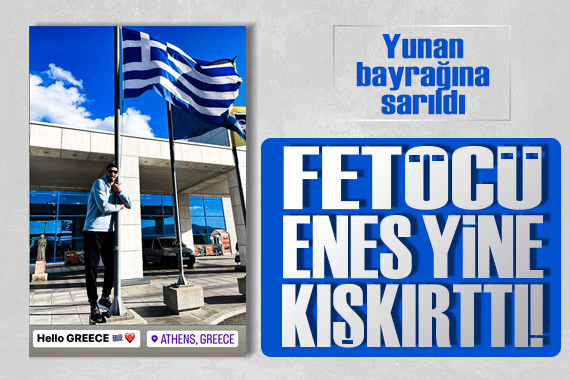 FETÖ mensubu Enes Kanter den provokatif Yunanistan paylaşımı!