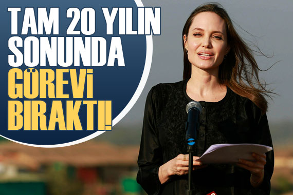 Angelina Jolie 20 yılın ardından görevini bırakıyor