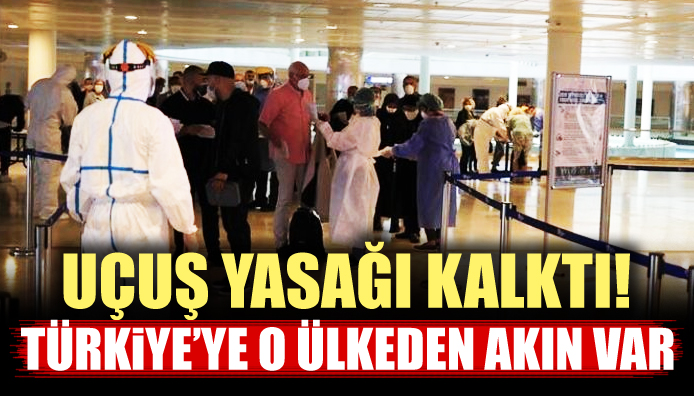 Yasak kalktı! İlk uçak Almanya dan geldi...