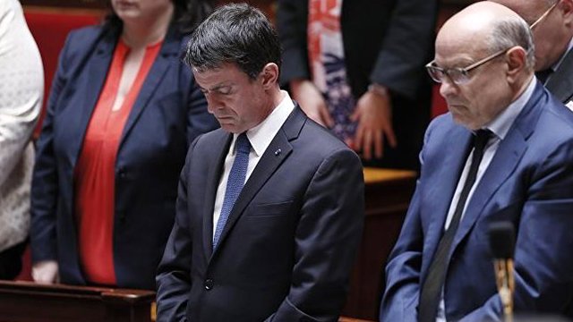 Fransa da Türkiye için saygı duruşu