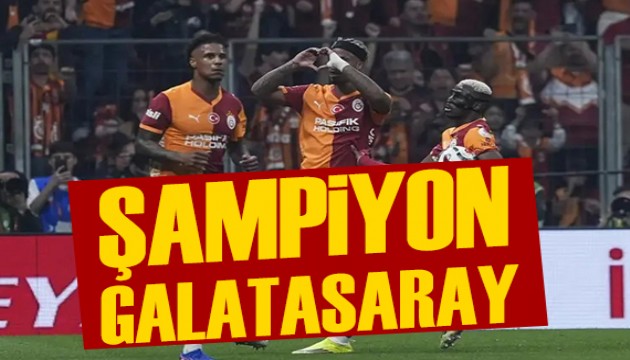 �ampiyon Galatasaray!