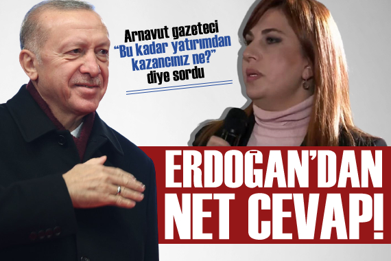 Erdoğan dan  kazancınız ne  diyen gazeteciye yanıt: ters köşe yapamazsın...