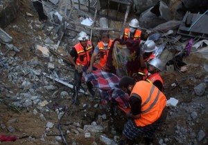 Gazze de hayatını kaybedenlerin sayısı 1361 e yükseldi