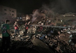 Gazze de ölenlerin sayısı 2 bin 100 e yükseldi