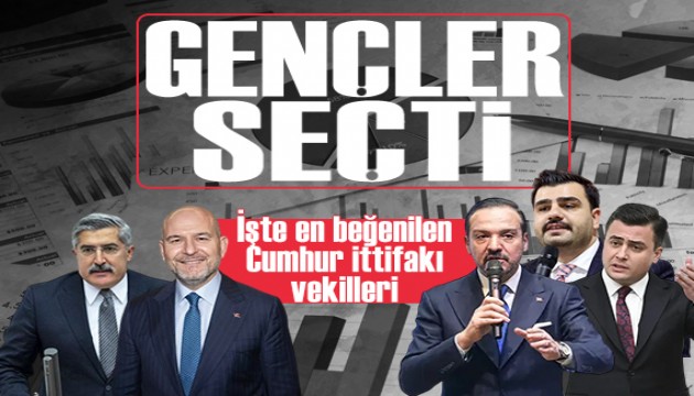 Gen�lerin en be�endi�i Cumhur �ttifak� milletvekilleri belli oldu