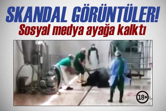 Adana Et ve Süt Kurumu’nda skandal görüntüler