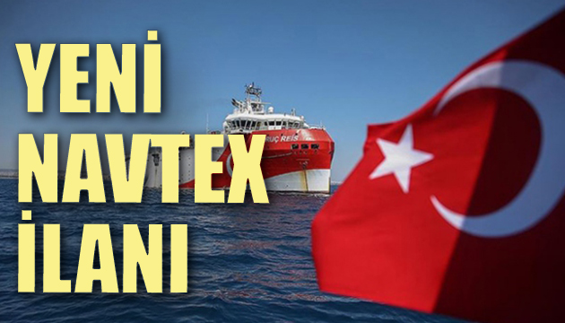 Türkiye den yeni Navtex ilanı
