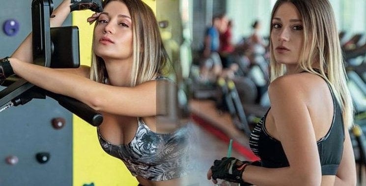 Gizem Karaca dan  sosyal mesafesiz  uçak yorumu