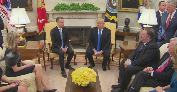 Trump, Brunson ı Oval Ofis te ağırladı