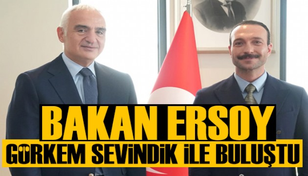 Bakan Ersoy, oyuncu G�rkem Sevindik ile bulu�tu
