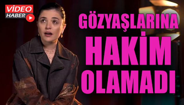 Gonca Vuslateri gözyaşlarına hakim olamadı