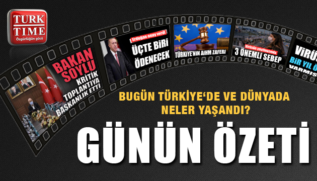 28 Haziran 2020 Pazar / Turktime Günün Özeti