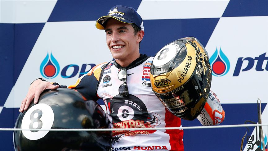 Marquez MotoGP deki 6. şampiyonluğuna ulaştı