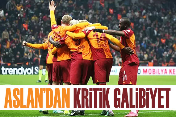 Galatasaray dan kritik galibiyet! Penaltı pozisyonu maça damga vurdu