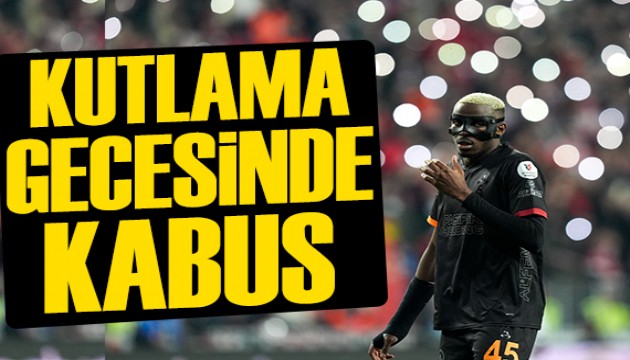 Kutlama gecesinde kabus | Spor man�etleri