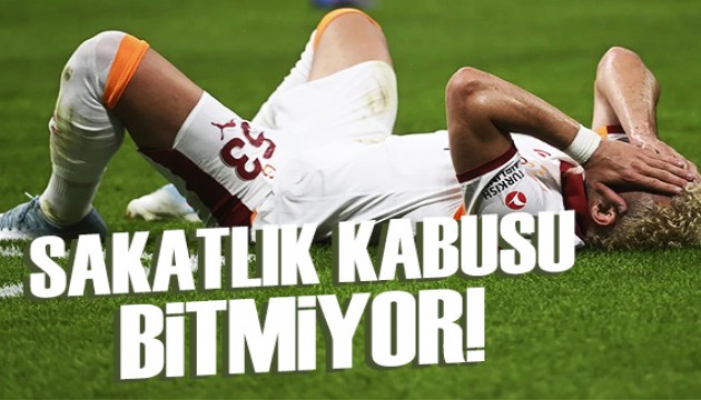 Galatasaray'da sakatlk kabusu: Milli yldzdan kt haber