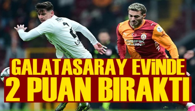 Galatasaray evinde kay�p!
