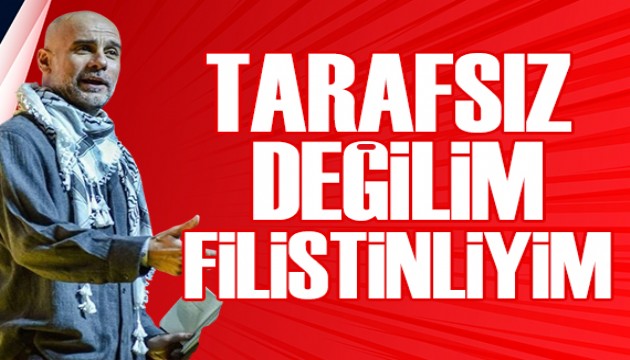 Yahudi Konseyi'ne Guardiola'dan tokat gibi yan�t: Tarafs�z de�ilim, Filistinliyim