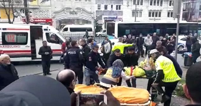İstanbul da halk otobüsü dehşet saçtı