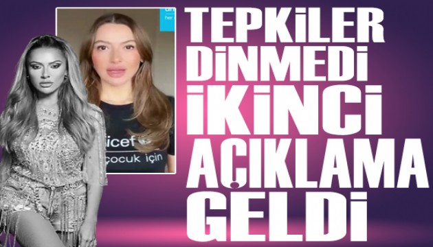 Hadise'den ikinci UNICEF a��klamas�: Yollar� ay�rd�