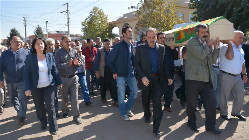 HDP milletvekili PKK cenazesinde