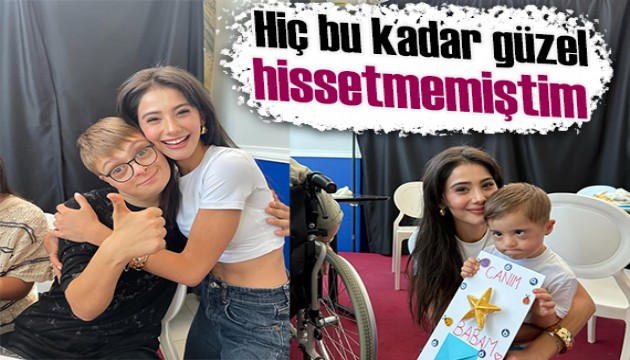 Oyuncu Helin Kandemir'den anlaml ziyaret