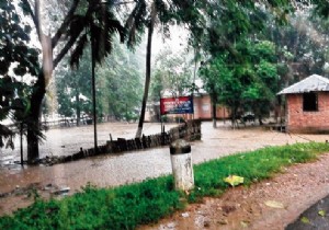 Hindistan da sel felaketi! 10 ölü, 100 köy sular altında!