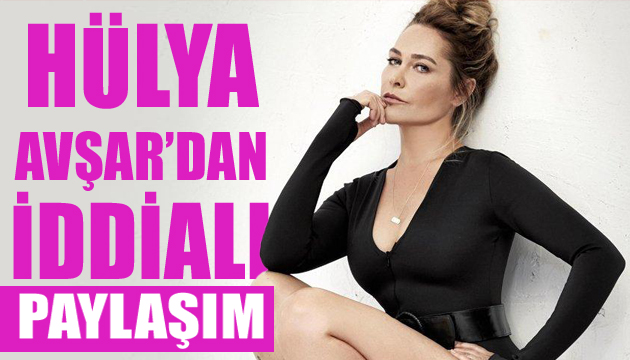 Hülya Avşar bikinisiyle sosyal medyayı salladı